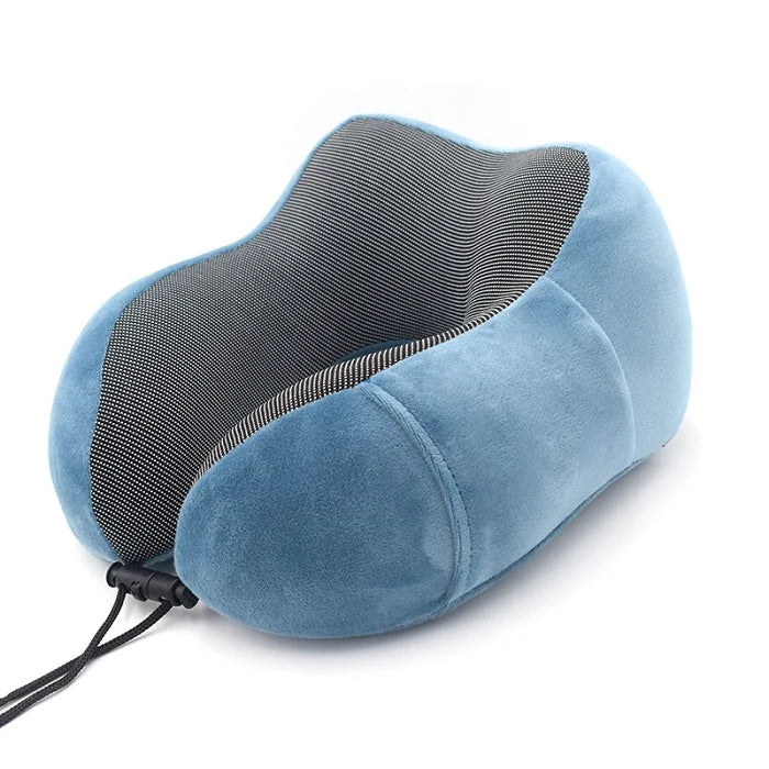 U Shaped Memory Foam Neck Pillows Soft Slow Rebound Space Travel Pillow Massage Neck Cervical Healthcare Bedding Drop Shipping