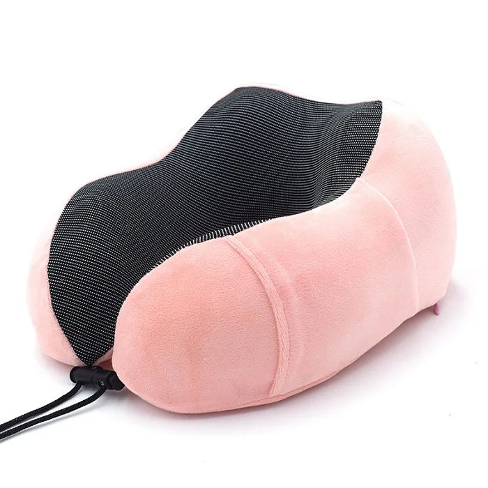 U Shaped Memory Foam Neck Pillows Soft Slow Rebound Space Travel Pillow Massage Neck Cervical Healthcare Bedding Drop Shipping