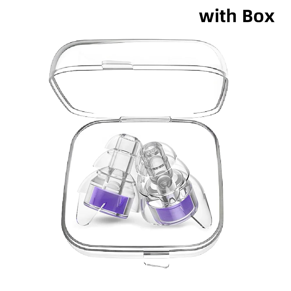 HUAK Silicone High Fidelity Concert Ear Plugs, Hearing Protection Earplugs, Noise Reduction Music Ear Plugs for Concerts