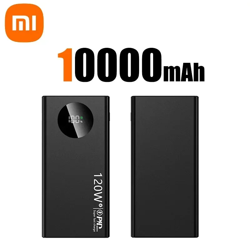 Xiaomi 120W 50000mAh High Capacity Power Bank Fast Charging Powerbank Portable Battery Charger For iPhone Samsung Huawei 2024