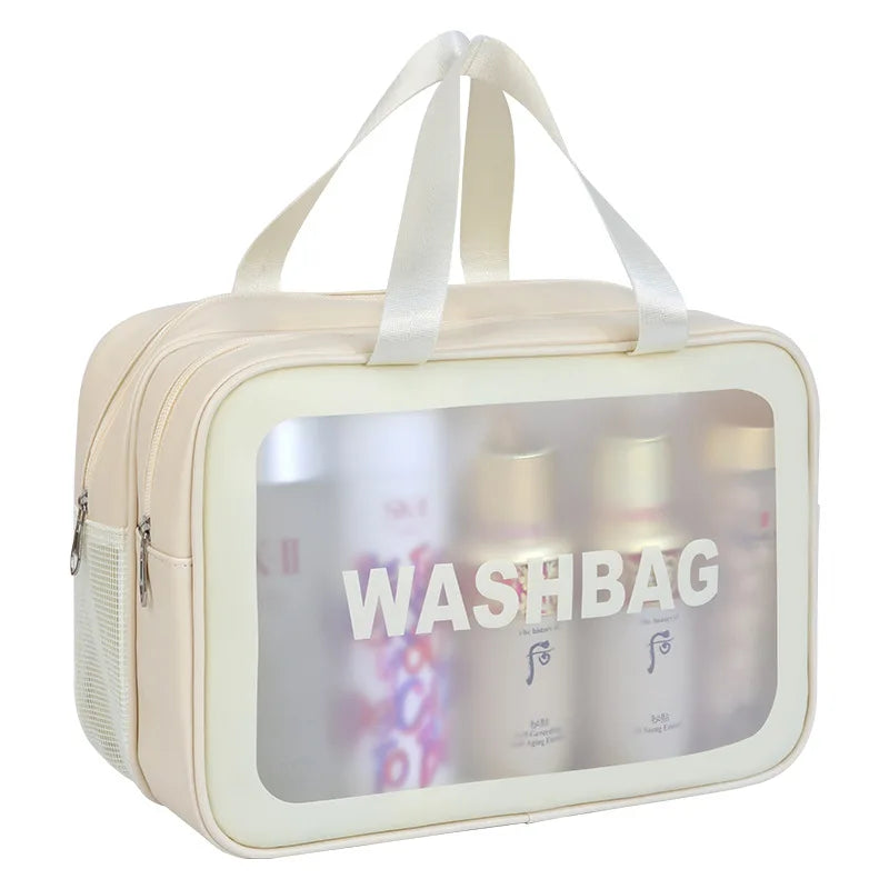 Wet-dry separation makeup bag portable toiletry bag travel essentials large capacity storage bag fitness swimming essentials