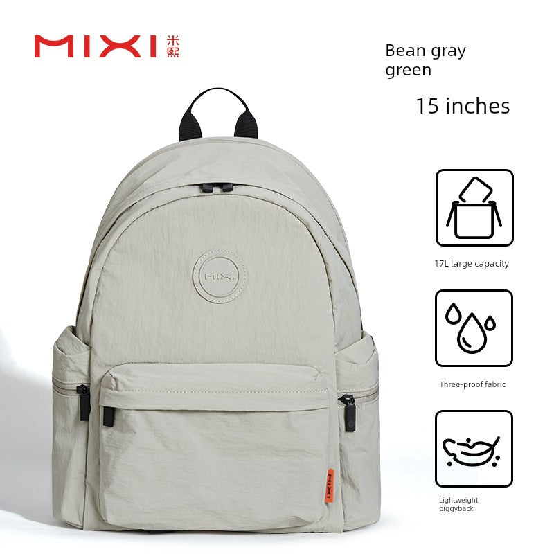 Mixi Portable Outdoor Large Capacity Backpack Female 2025 New Arrival Hiking Travel Waterproof Computer Backpack Male Schoolbag