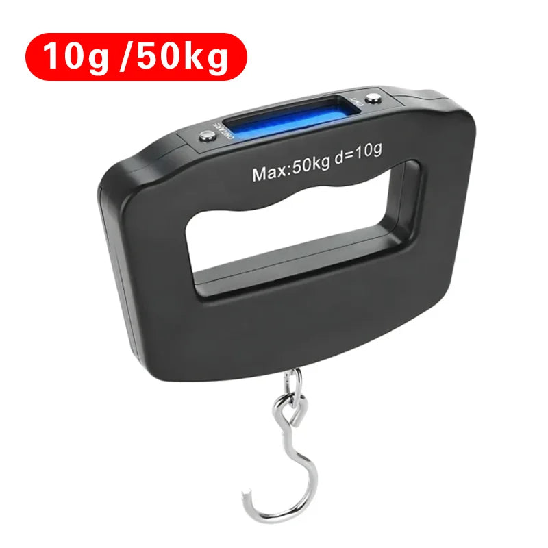 50kg/10g Digital Luggage Scale Electronic Portable Suitcase Travel Weighs With Backlight Electronic Travel Hanging Scales