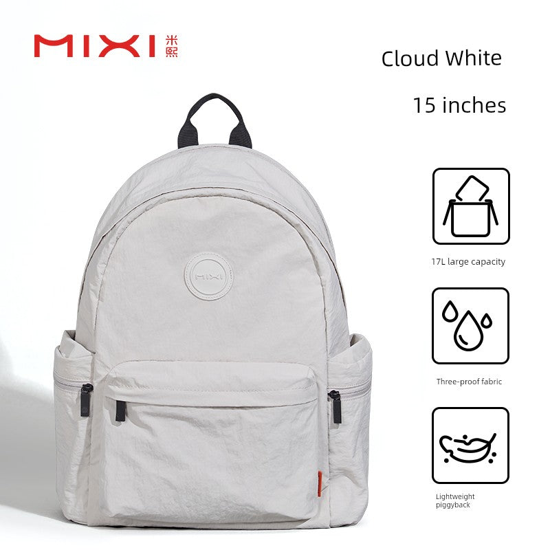 Mixi Portable Outdoor Large Capacity Backpack Female 2025 New Arrival Hiking Travel Waterproof Computer Backpack Male Schoolbag