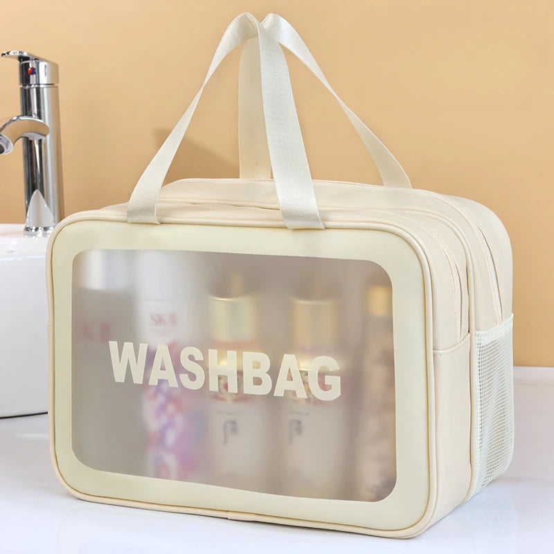 Wet-dry separation makeup bag portable toiletry bag travel essentials large capacity storage bag fitness swimming essentials