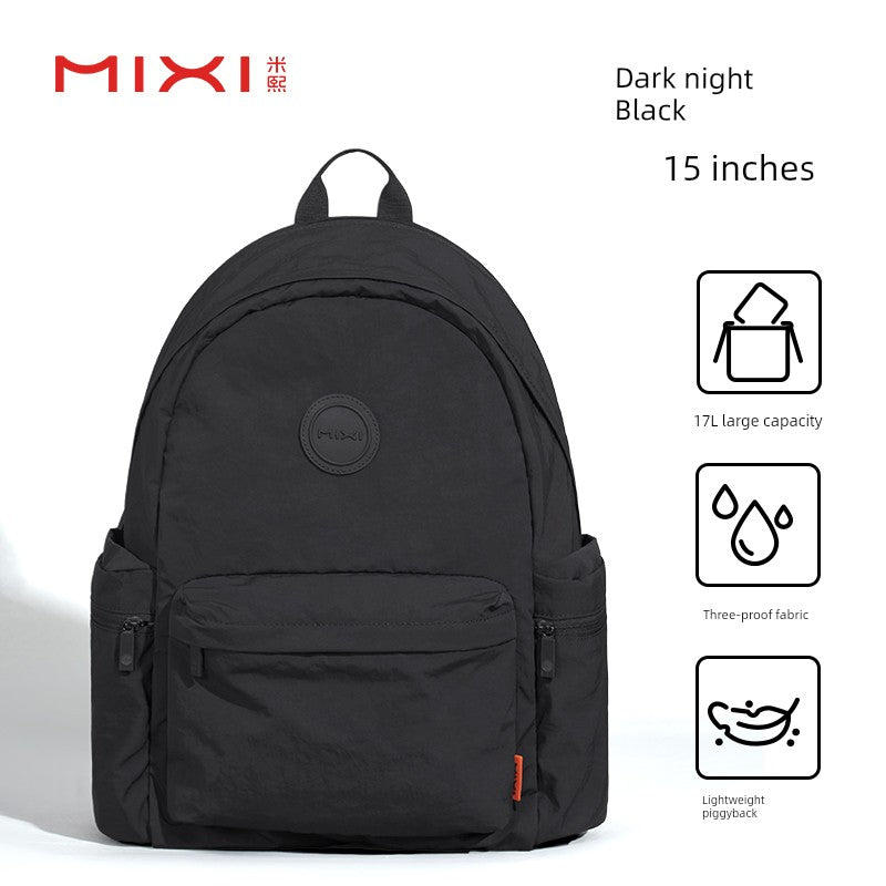 Mixi Portable Outdoor Large Capacity Backpack Female 2025 New Arrival Hiking Travel Waterproof Computer Backpack Male Schoolbag