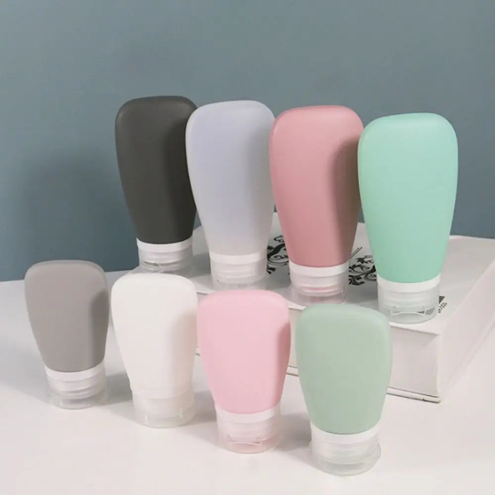 30/60/90ml Portable Silicone Travel Bottle Cosmetic Storage Refillable Lotion Bottle Shampoo Container Squeeze Tube Empty Bottle