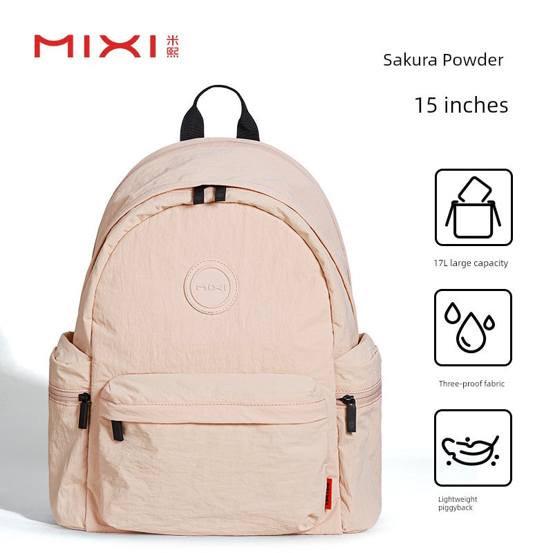 Mixi Portable Outdoor Large Capacity Backpack Female 2025 New Arrival Hiking Travel Waterproof Computer Backpack Male Schoolbag