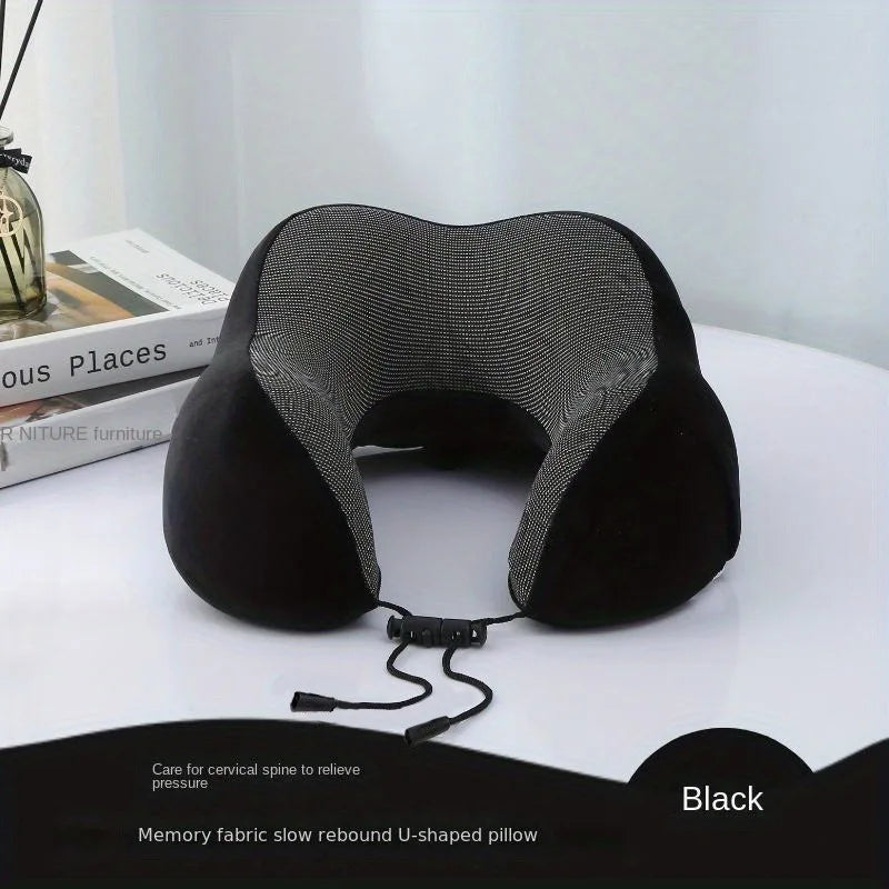 U Shaped Memory Foam Neck Pillows Soft Travel Pillow Massage Neck Pillow Sleeping Airplane Pillow Cervical Healthcare Bedding