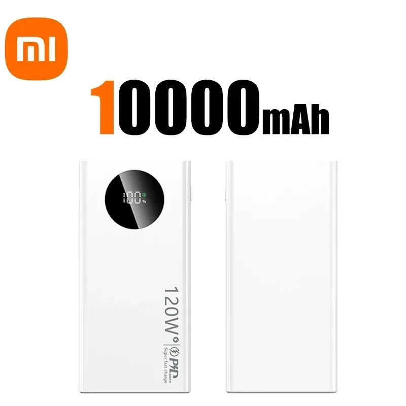 Xiaomi 120W 50000mAh High Capacity Power Bank Fast Charging Powerbank Portable Battery Charger For iPhone Samsung Huawei 2024