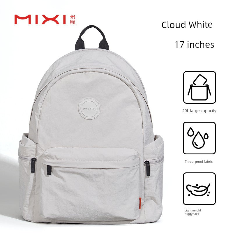 Mixi Portable Outdoor Large Capacity Backpack Female 2025 New Arrival Hiking Travel Waterproof Computer Backpack Male Schoolbag