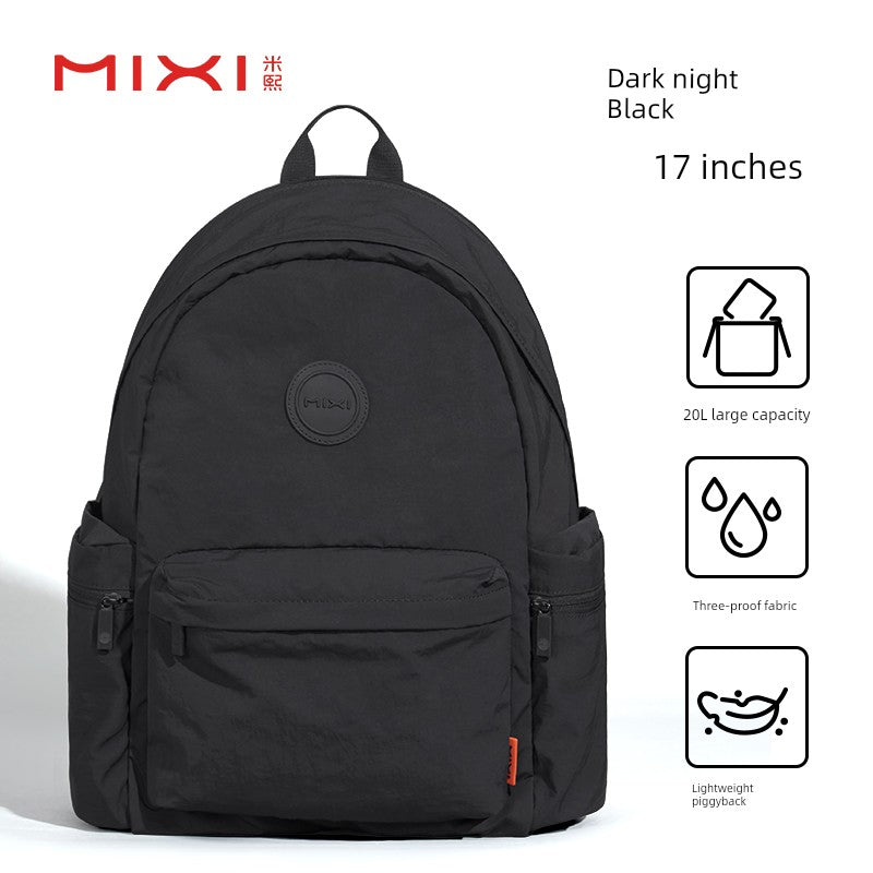 Mixi Portable Outdoor Large Capacity Backpack Female 2025 New Arrival Hiking Travel Waterproof Computer Backpack Male Schoolbag