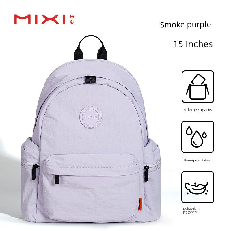 Mixi Portable Outdoor Large Capacity Backpack Female 2025 New Arrival Hiking Travel Waterproof Computer Backpack Male Schoolbag