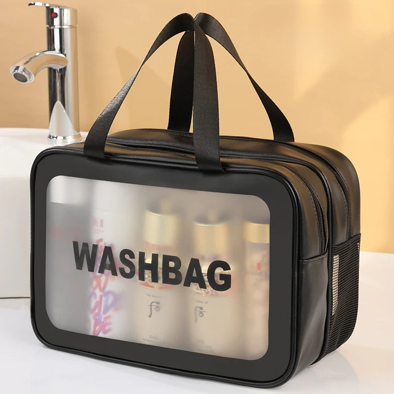 Wet-dry separation makeup bag portable toiletry bag travel essentials large capacity storage bag fitness swimming essentials