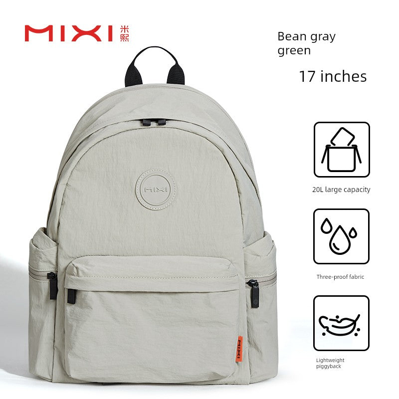 Mixi Portable Outdoor Large Capacity Backpack Female 2025 New Arrival Hiking Travel Waterproof Computer Backpack Male Schoolbag